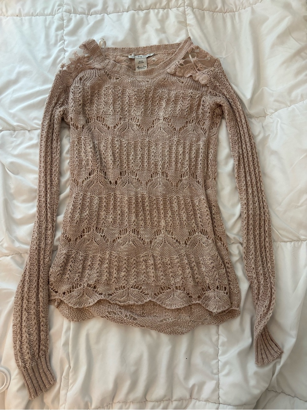 American rag fitted sweater